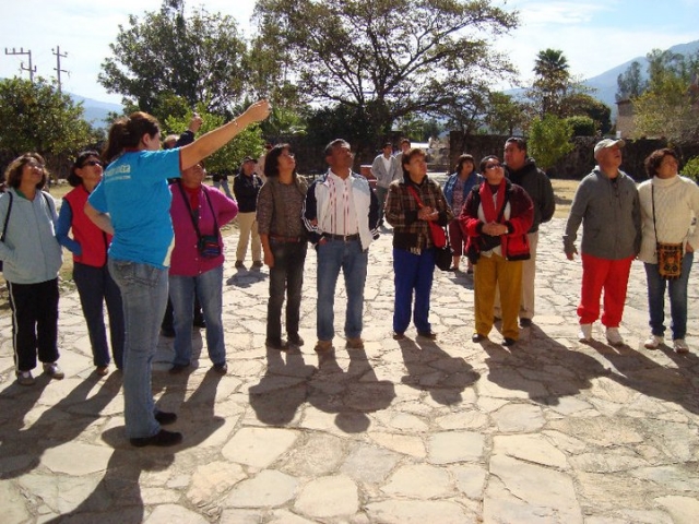 Admirando los edificios